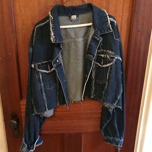 VINTAGE El Rey del Mundo Cropped Denim Jacket